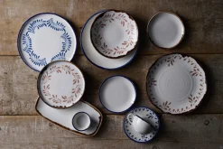 Assiette creuse organique terracotta porcelaine vitrifiée Ø 21 cm Harvest Mediterranean - DUDSON Sale