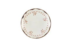Assiette creuse organique terracotta porcelaine vitrifiée Ø 25 cm Harvest Mediterranean - DUDSON Online