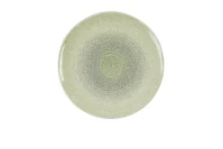 DUDSON Assiette creuse organique vert porcelaine vitrifiée Ø 28 cm Harvest Grain Clearance