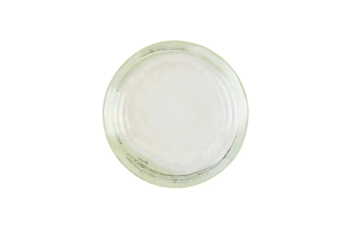 Assiette creuse organique vert porcelaine vitrifiée Ø 28 cm Finca Flint - DUDSON Online