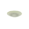 Assiette creuse organique vert porcelaine vitrifiée Ø 21 cm Harvest Grain - DUDSON Online