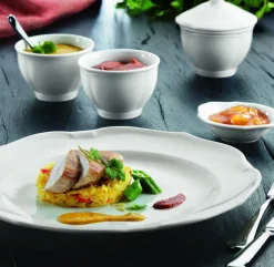 VILLEROY & BOCH Assiette creuse ovale blanc porcelaine 25,5x18,5 cm La Scala Hot