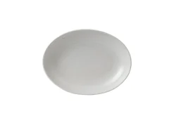 DUDSON Assiette creuse ovale blanc porcelaine 26,7x19,7 cm Evo Pearl Online