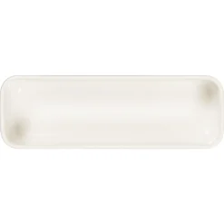 Assiette creuse rectangulaire blanc porcelaine 24x8 cm Fractal - RAK New