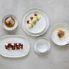 ACCOLADE Assiette creuse rond beige grès émaillé Ø 22 cm Aurora Clearance