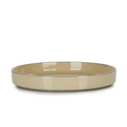 REVOL Assiette creuse rond beige porcelaine culinaire Ø 23 cm Caractère New