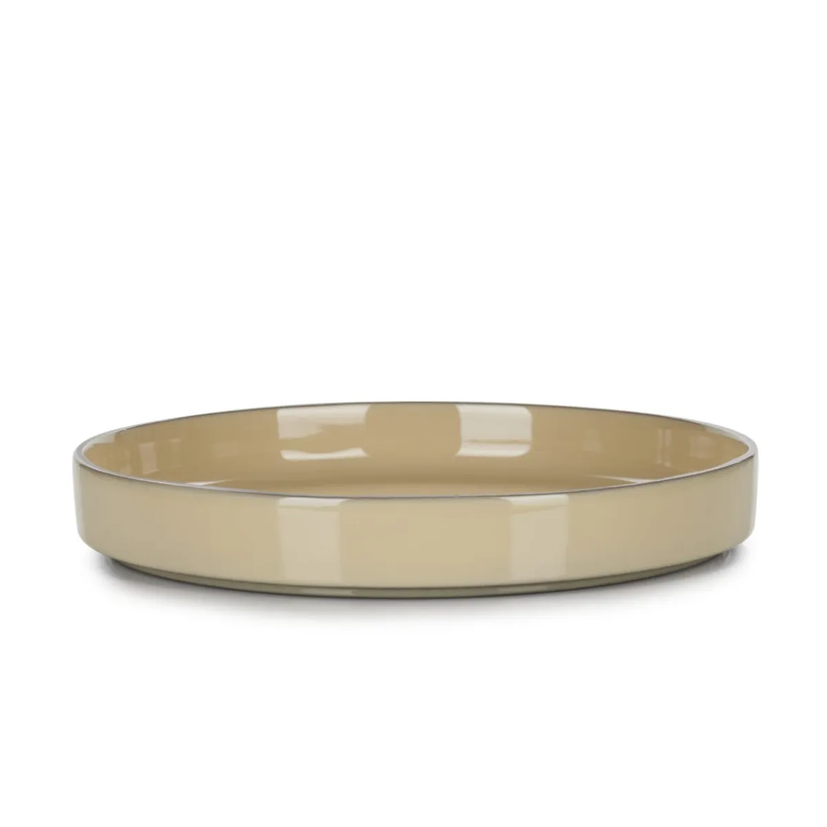 REVOL Assiette creuse rond beige porcelaine culinaire Ø 23 cm Caractère New