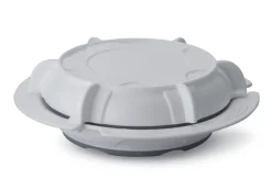 Assiette creuse rond blanc copolyester Ø 23 cm Thermodynamique - SAINT ROMAIN Online