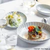 Assiette creuse rond blanc grès émaillé Ø 23 cm Inku - SERAX Outlet