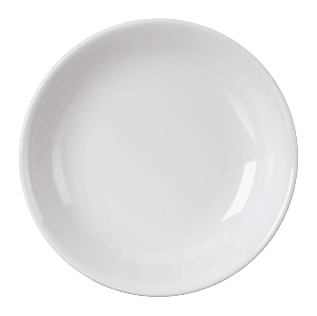 Assiette creuse rond blanc porcelaine Ø 20 cm Hotel - Aucune Sale