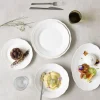 PRO.MUNDI Assiette creuse rond blanc porcelaine Ø 22,9 cm Sérafine Hot