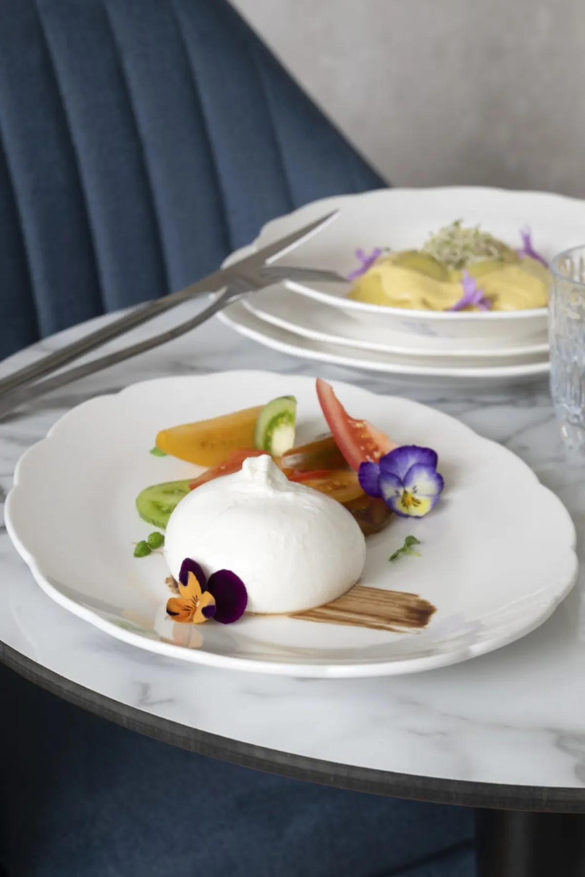 PRO.MUNDI Assiette creuse rond blanc porcelaine Ø 22,9 cm Sérafine Hot