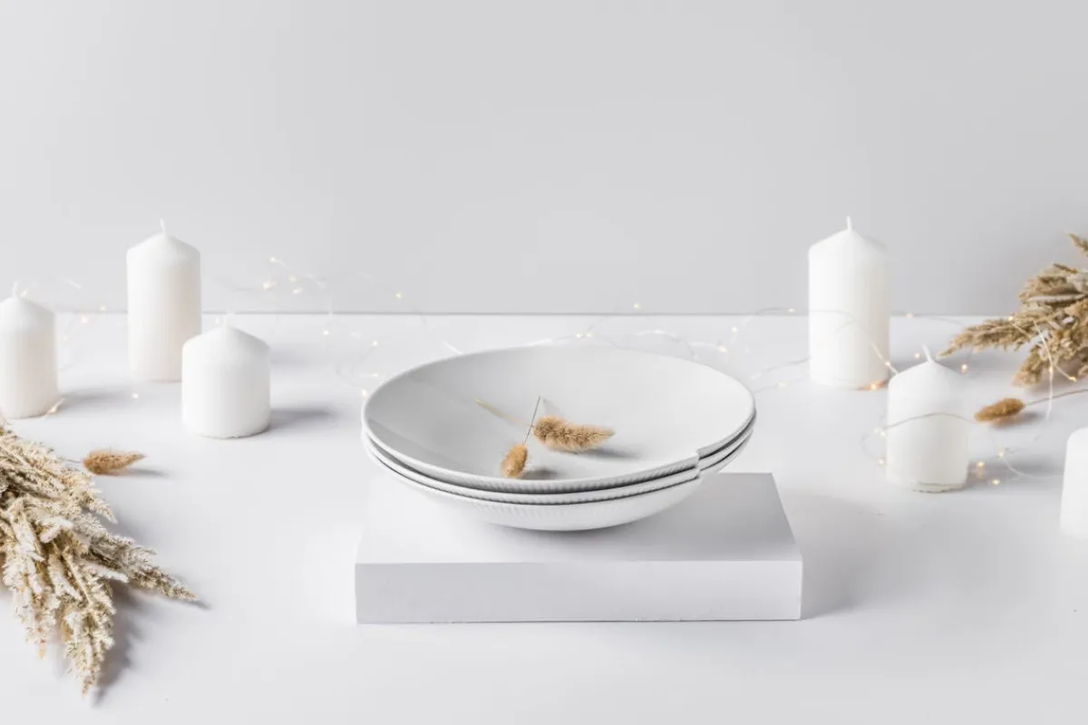 Assiette creuse rond blanc porcelaine culinaire Ø 26 cm Canopee - PILLIVUYT Best
