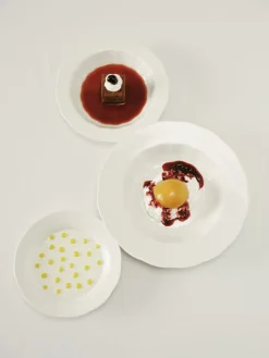 SERAX Assiette creuse rond blanc porcelaine Ø 18,5 cm Silhouette Discount