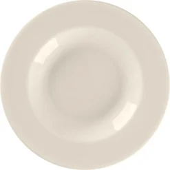 Assiette creuse rond blanc porcelaine bone china Ø 28 cm Bravura - RAK Best