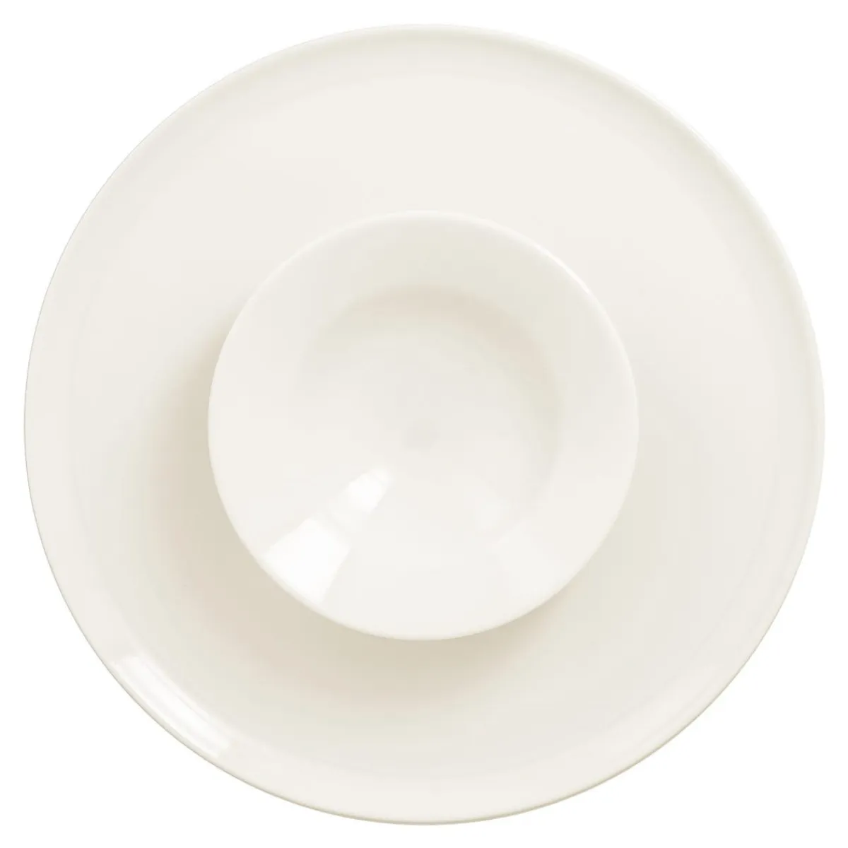 RAK Assiette creuse rond blanc porcelaine vitrifiée Ø 25,5 cm Chill New