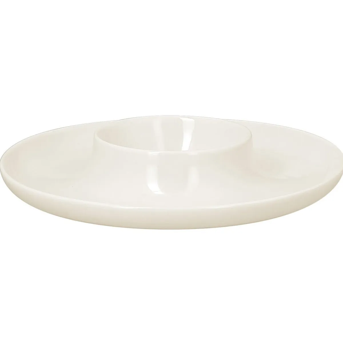 RAK Assiette creuse rond blanc porcelaine vitrifiée Ø 24,7 cm Ashore Hot