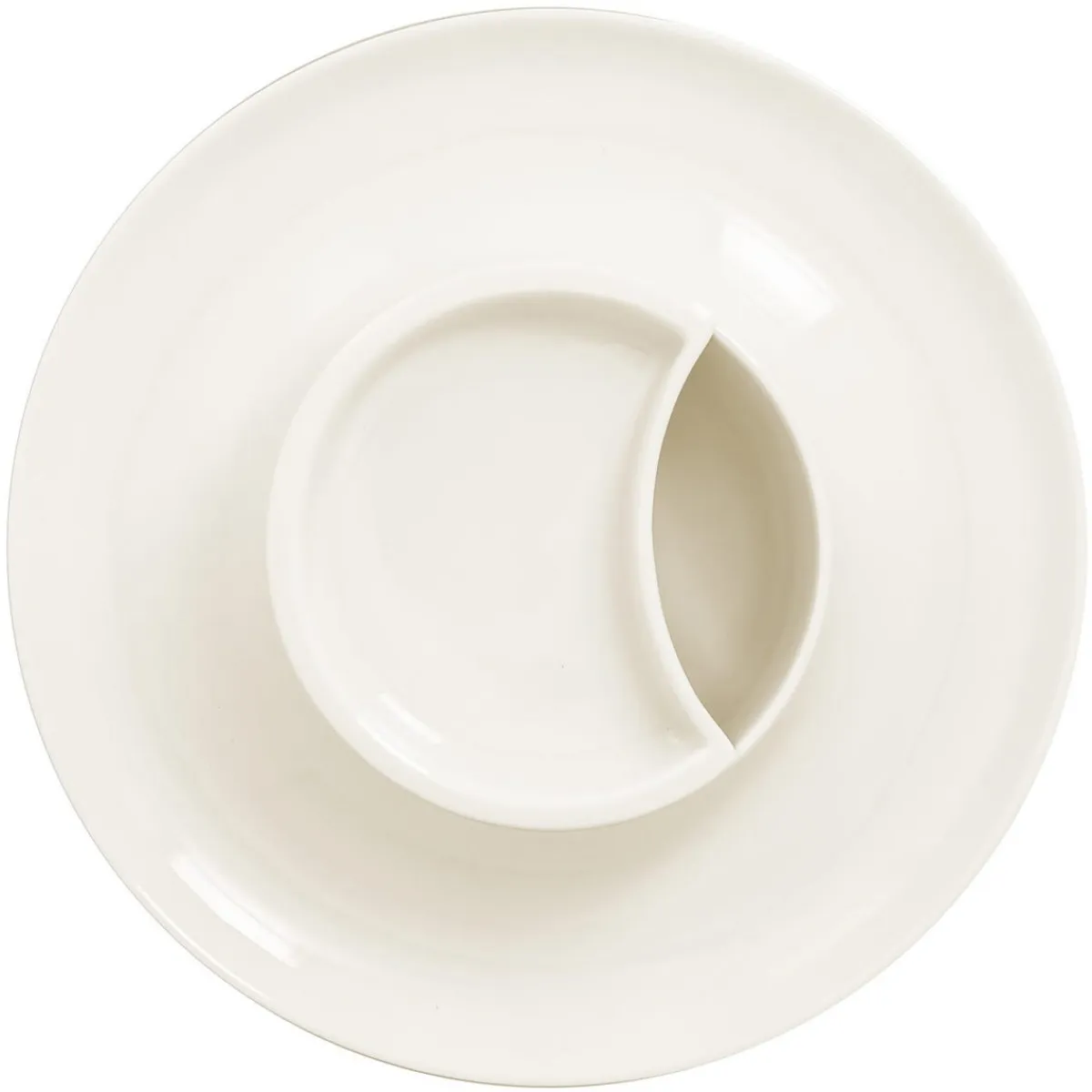 RAK Assiette creuse rond blanc porcelaine vitrifiée Ø 24,7 cm Ashore Hot