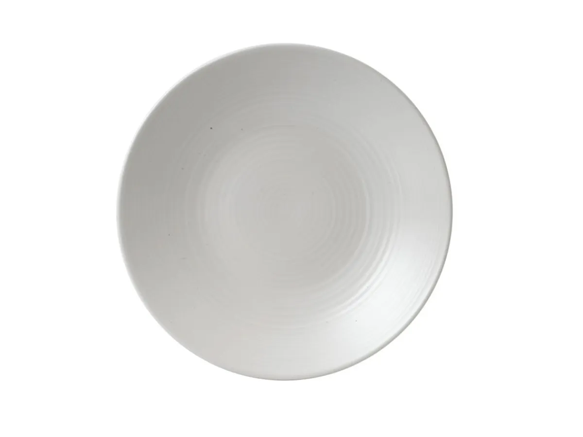 DUDSON Assiette creuse rond blanc porcelaine Ø 29,3 cm Evo Pearl Outlet