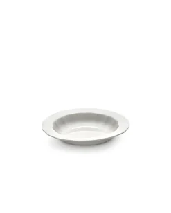 SERAX Assiette creuse rond blanc porcelaine Ø 21,5 cm Silhouette Hot