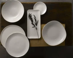Assiette creuse rond blanc porcelaine vitrifiée Ø 29,5 cm White - DUDSON