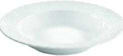 PILLIVUYT Assiette creuse rond blanc porcelaine culinaire Ø 22,9 cm Basket Outlet