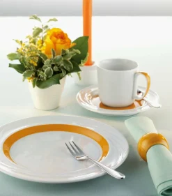 SCHONWALD Assiette creuse rond blanc porcelaine Ø 24 cm Donna Senior Hot
