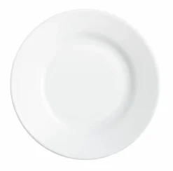 ARCOROC Assiette creuse rond blanc verre opal Ø 22,5 cm Restaurant Outlet