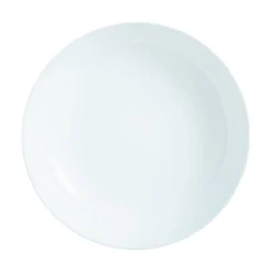 Assiette creuse rond blanc verre opal Ø 17 cm Evolutions - ARCOROC Sale