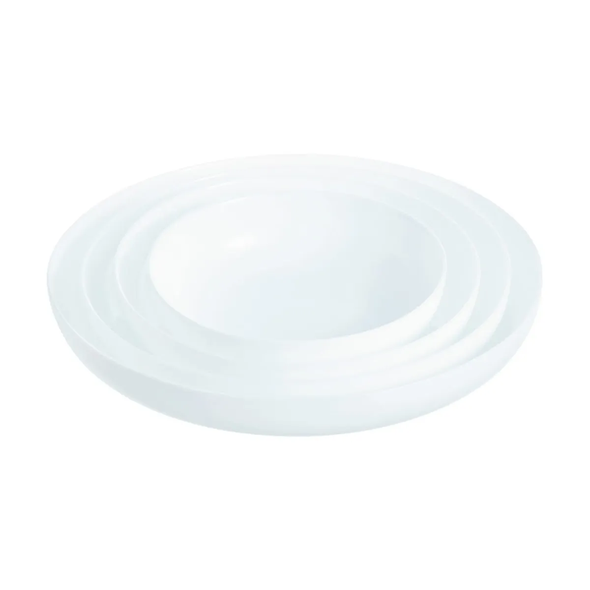 ARCOROC Assiette creuse rond blanc verre opal Ø 21 cm Evolutions Online