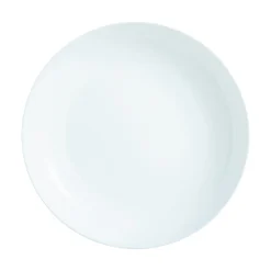 ARCOROC Assiette creuse rond blanc verre opal Ø 21 cm Evolutions Online