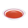 ARCOROC Assiette creuse rond blanc verre opal Ø 23 cm Autonomy Filet Rouge Best