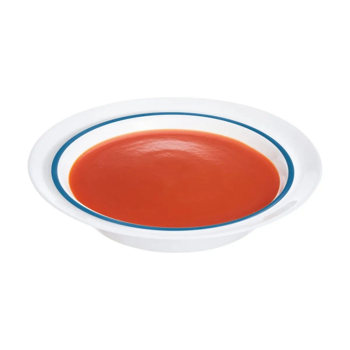 ARCOROC Assiette creuse rond blanc verre opal Ø 23 cm Autonomy Filet Bleu Online