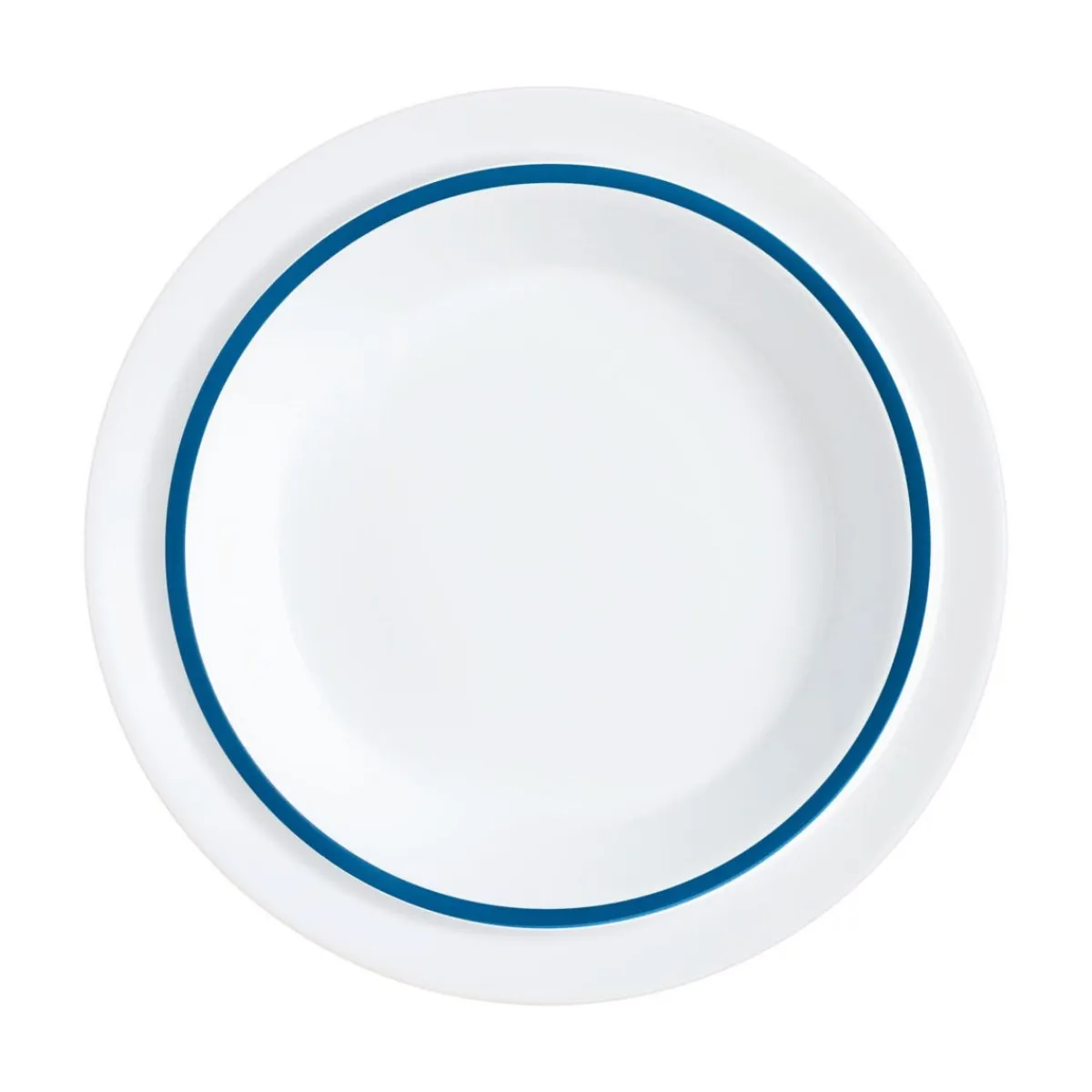 ARCOROC Assiette creuse rond blanc verre opal Ø 23 cm Autonomy Filet Bleu Online