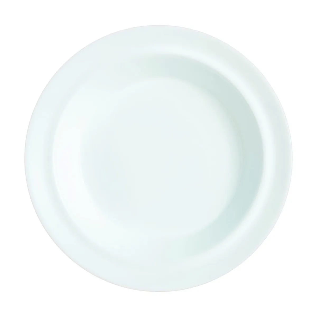 Assiette creuse rond blanc verre opal Ø 23 cm Autonomy - ARCOROC Outlet