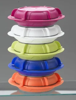 Assiette creuse rond bleu copolyester Ø 23 cm Thermodynamique - SAINT ROMAIN