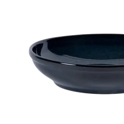 Assiette creuse rond bleu grès émaillé Ø 23 cm Gres Couleur - PRO.MUNDI Best