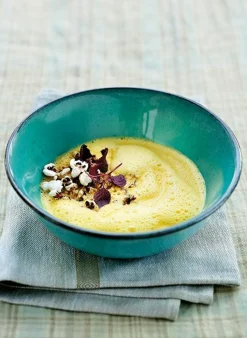Assiette creuse rond bleu grès émaillé Ø 21 cm Smokey - SERAX Clearance