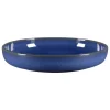 Assiette creuse rond bleu porcelaine vitrifiée Ø 25,8 cm stone Ease - RAK Best