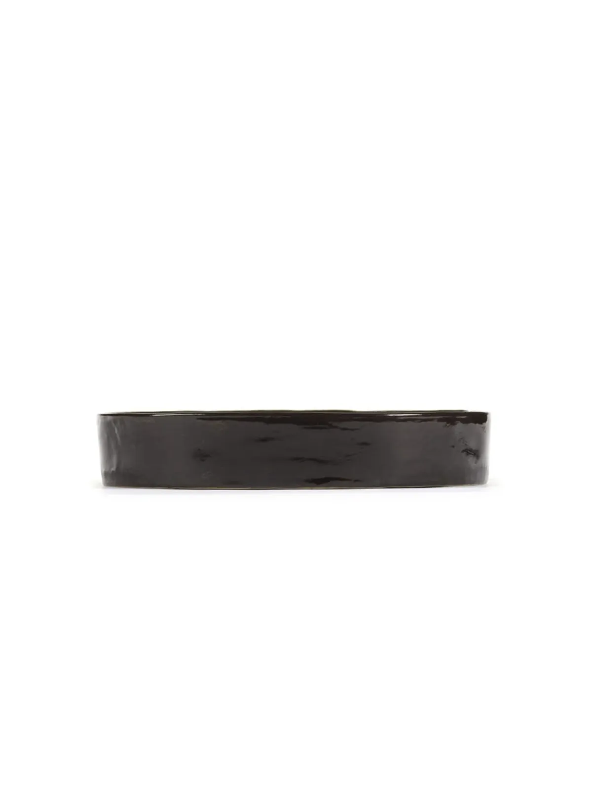 SERAX Assiette creuse rond ébène grès émaillé Ø 25 cm La Mère Best
