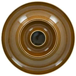RAK Assiette creuse rond bronze porcelaine vitrifiée Ø 24,7 cm Ashore Hot