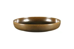 RAK Assiette creuse rond bronze porcelaine vitrifiée Ø 25,8 cm stone Ease Discount