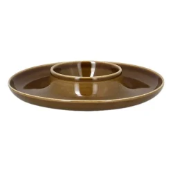 RAK Assiette creuse rond bronze porcelaine vitrifiée Ø 18,9 cm Ashore Clearance