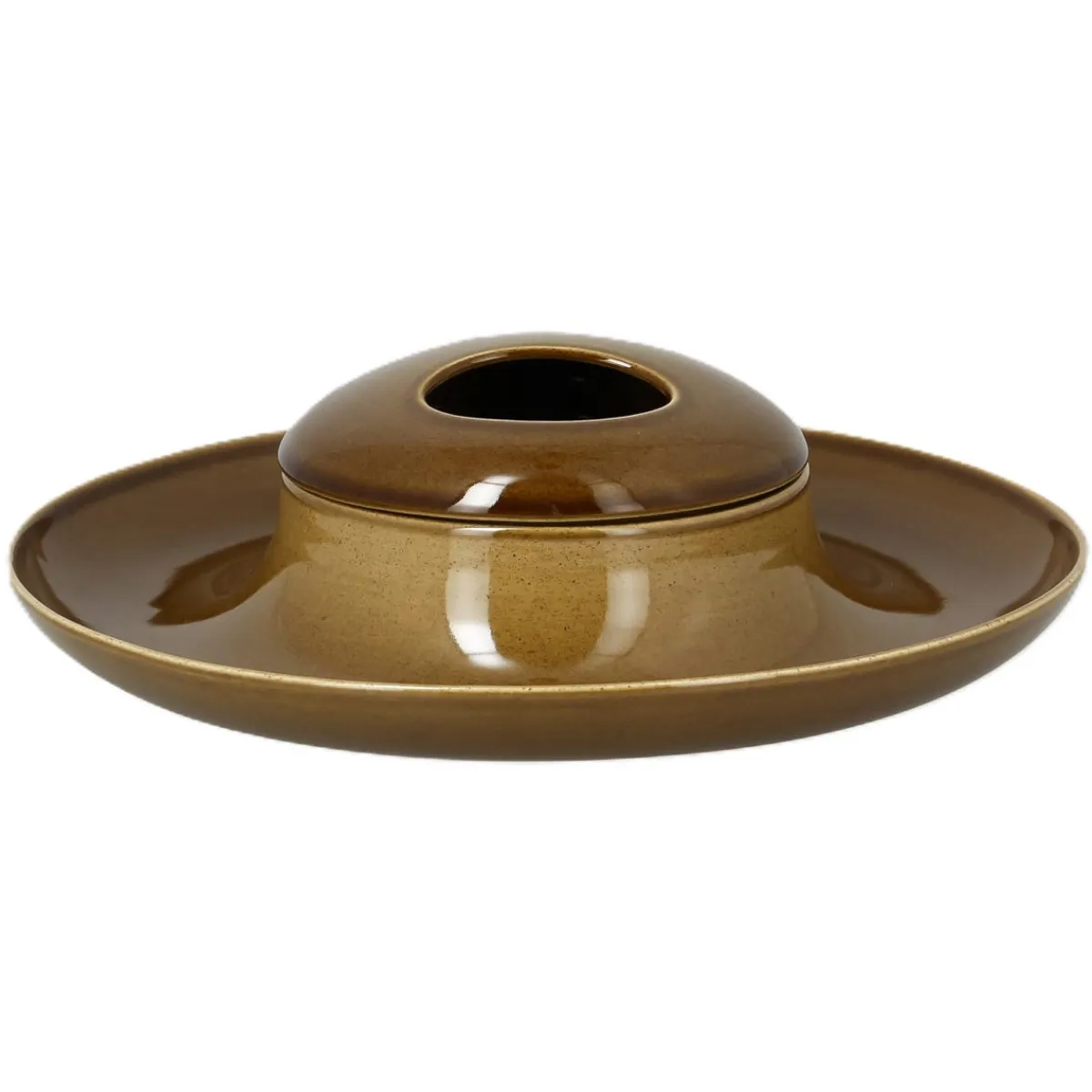 Assiette creuse rond bronze porcelaine vitrifiée Ø 29,5 cm Ashore - RAK New