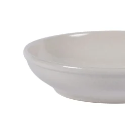 Assiette creuse rond écru grès émaillé Ø 23 cm Gres Couleur - PRO.MUNDI New