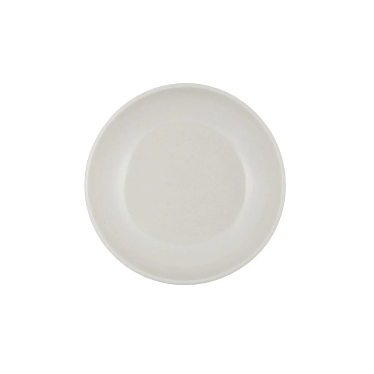 Assiette creuse rond écru grès émaillé Ø 23 cm Gres Couleur - PRO.MUNDI New