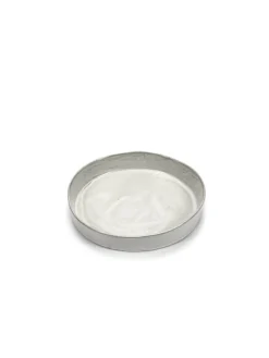 SERAX Assiette creuse rond écru grès émaillé Ø 23 cm La Mère Sale