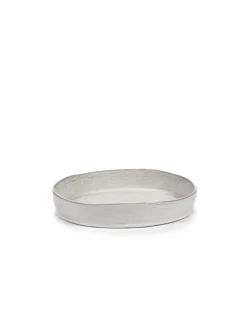 SERAX Assiette creuse rond écru grès émaillé Ø 23 cm La Mère Sale