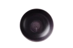 Assiette creuse rond deep purple porcelaine vitrifiée Ø 24,8 cm Stonecast Patina - CHURCHILL Clearance
