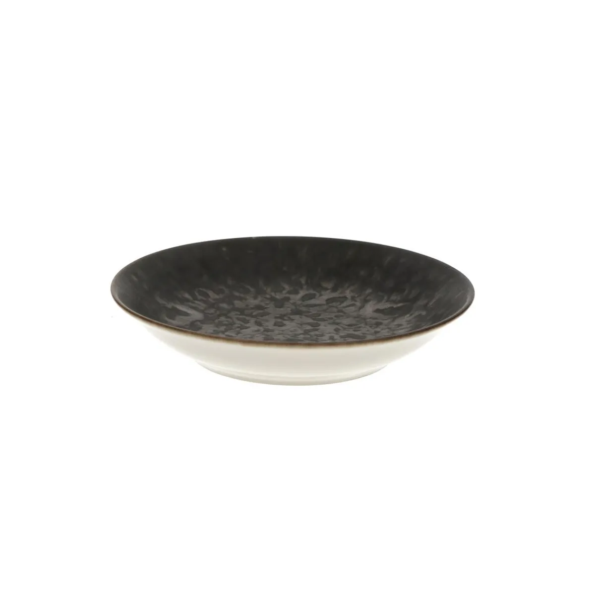 ESSENTIALS COLLECTION Assiette creuse rond gris foncé Grès Ø 21 cm Oxstal (42 pièces) Sale